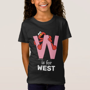 Elmo Alfabet W Pink T-shirt