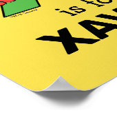 Elmo Alfabet | X Groen Poster (Hoek)