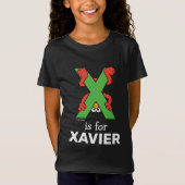 Elmo Alfabet | X Groen T-shirt (Voorkant)