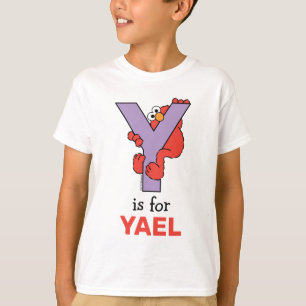 Elmo Alfabet   Y Paars T-shirt