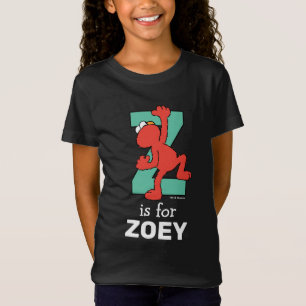 Elmo Alfabet Z Tealkleur T-shirt