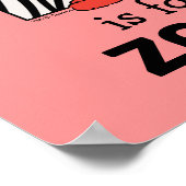 Elmo Alfabet | Z Zebra Poster (Hoek)