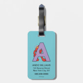 Elmo Alphabet | A PAARS Bagagelabel (Achterkant verticaal)