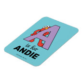 Elmo Alphabet | A PAARS Magneet (Linkerzijde)