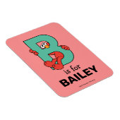 Elmo Alphabet | B BLAUWGROEN Magneet (Rechterzijde)