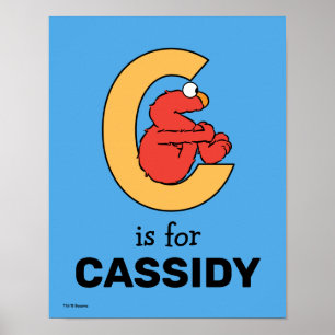 Elmo Alphabet C SINAASAPPEL Poster