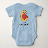 Elmo Alphabet | C SINAASAPPEL Romper (Achterkant)