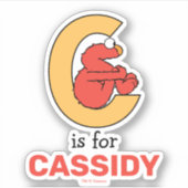 Elmo Alphabet | C SINAASAPPEL Sticker (Voorkant)