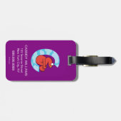 Elmo Alphabet | C Wolken Bagagelabel (Achterkant horizontaal)