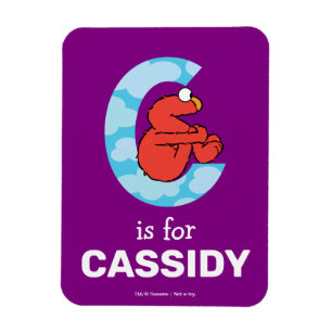 Elmo Alphabet   C Wolken Magneet