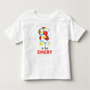 Elmo Alphabet   E Eieren Kinder Shirts