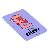 Elmo Alphabet | E Roze Magneet (Rechterzijde)