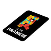 Elmo Alphabet | F Bloemen Magneet (Linkerzijde)