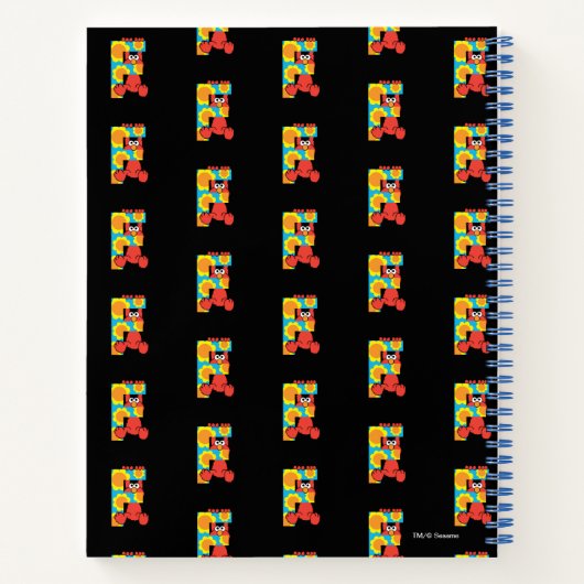Elmo Alphabet | F Bloemen Notitieboek (Achterkant)
