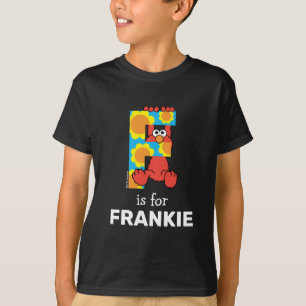 Elmo Alphabet F Bloemen T-shirt