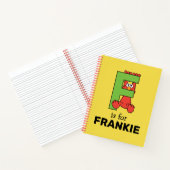 Elmo Alphabet | F Groen Notitieboek (Binnen)