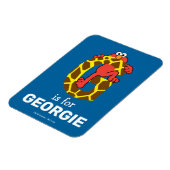 Elmo Alphabet | G GIRAFFE Magneet (Linkerzijde)