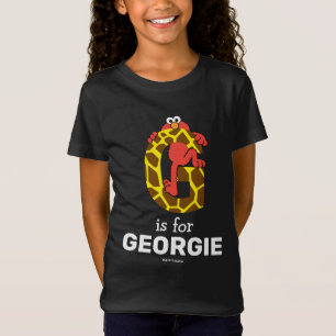 Elmo Alphabet   G GIRAFFE T-shirt