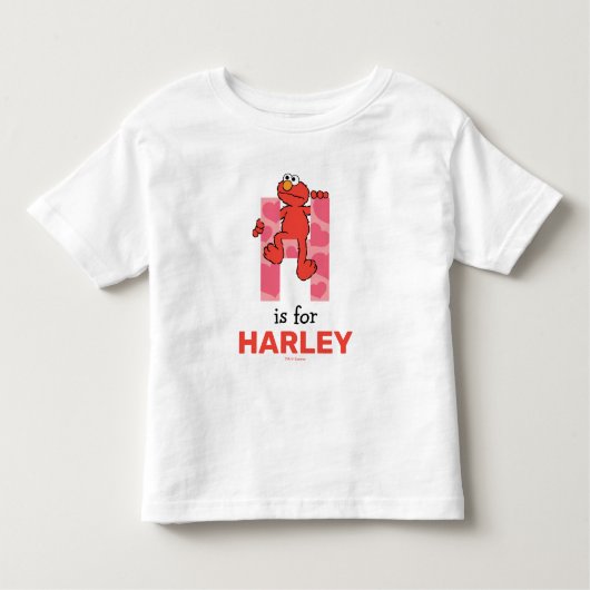 Elmo Alphabet | H Hoorten Kinder Shirts (Voorkant)