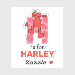 Elmo Alphabet H Hoorten Sticker