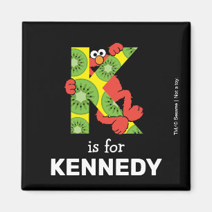 Elmo Alphabet   K Kiwi Magneet