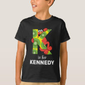 Elmo Alphabet | K Kiwi T-shirt (Voorkant)