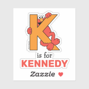 Elmo Alphabet K SINAASAPPEL Sticker
