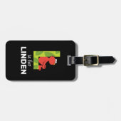 Elmo Alphabet | L Leaf Bagagelabel (Voorkant horizontaal)