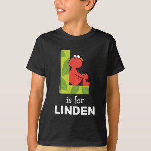 Elmo Alphabet L Leaf T-shirt