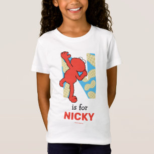 Elmo Alphabet N Nuts T-shirt