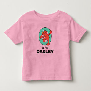 Elmo Alphabet   O BLAUWGROEN Kinder Shirts