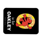 Elmo Alphabet | O ORANJE Magneet (Horizontaal)