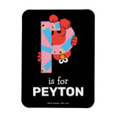 Elmo Alphabet | P-Raad Magneet (Verticaal)