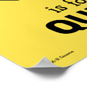 Elmo Alphabet | Q Blue Poster (Hoek)