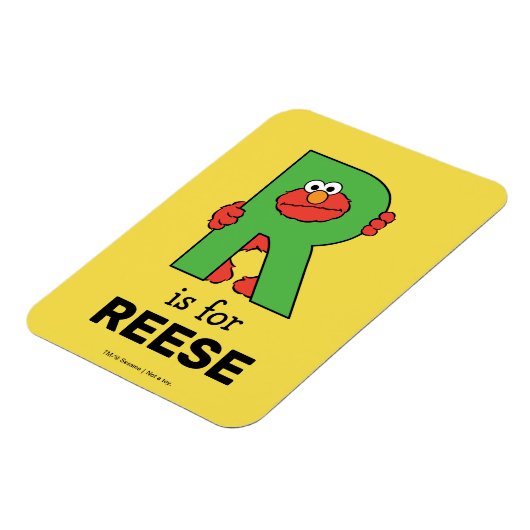 Elmo Alphabet | R Groen Magneet (Linkerzijde)