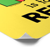 Elmo Alphabet | R Groen Poster (Hoek)