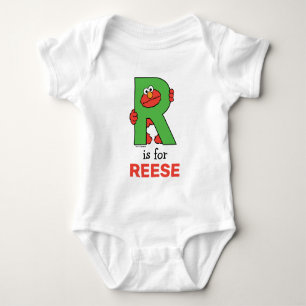 Elmo Alphabet   R Groen Romper