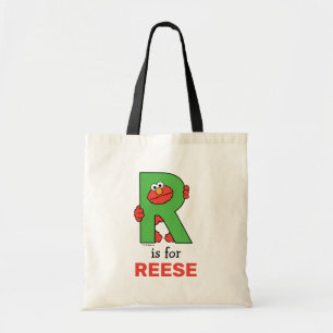 Elmo Alphabet   R Groen Tote Bag