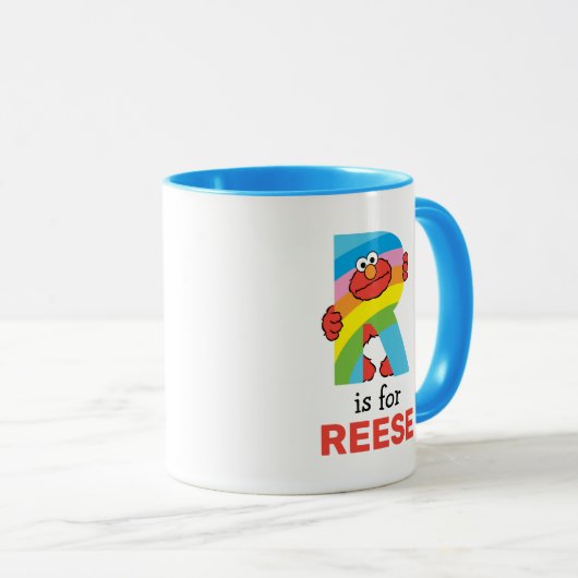 Elmo Alphabet | R Rainbow Mok (Voorkant rechts)
