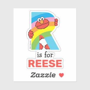 Elmo Alphabet R Rainbow Sticker