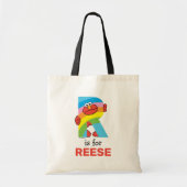 Elmo Alphabet | R Rainbow Tote Bag (Voorkant)