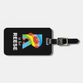 Elmo Alphabet | R Regenboog Bagagelabel (Voorkant horizontaal)