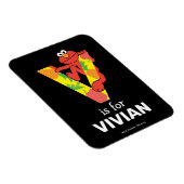 Elmo Alphabet | T Roze Magneet (Rechterzijde)