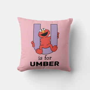 Elmo Alphabet U PAARS Kussen
