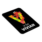 Elmo Alphabet | V Plantaardige gewassen Magneet (Rechterzijde)