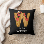 Elmo Alphabet | W Hout Kussen (Deken)