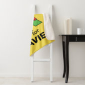 Elmo Alphabet | X Groen Sherpa Deken (In situ)