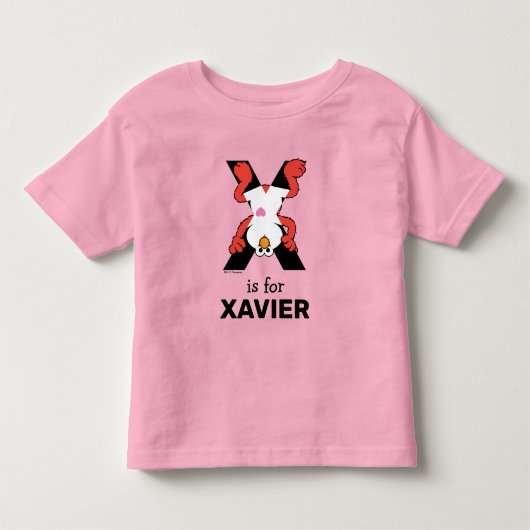 Elmo Alphabet | X-straling Kinder Shirts (Voorkant)