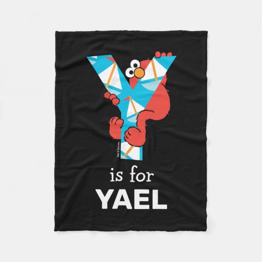 Elmo Alphabet | Y Yacht Fleece Deken (Voorkant)