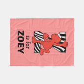 Elmo Alphabet | Z ZEBRA Fleece Deken (Voorkant (Horizontaal))